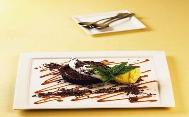Tartita de chocolate